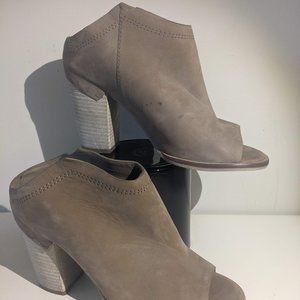 NWOT - Open Toe Low Heel Bootie - Size US 7.5